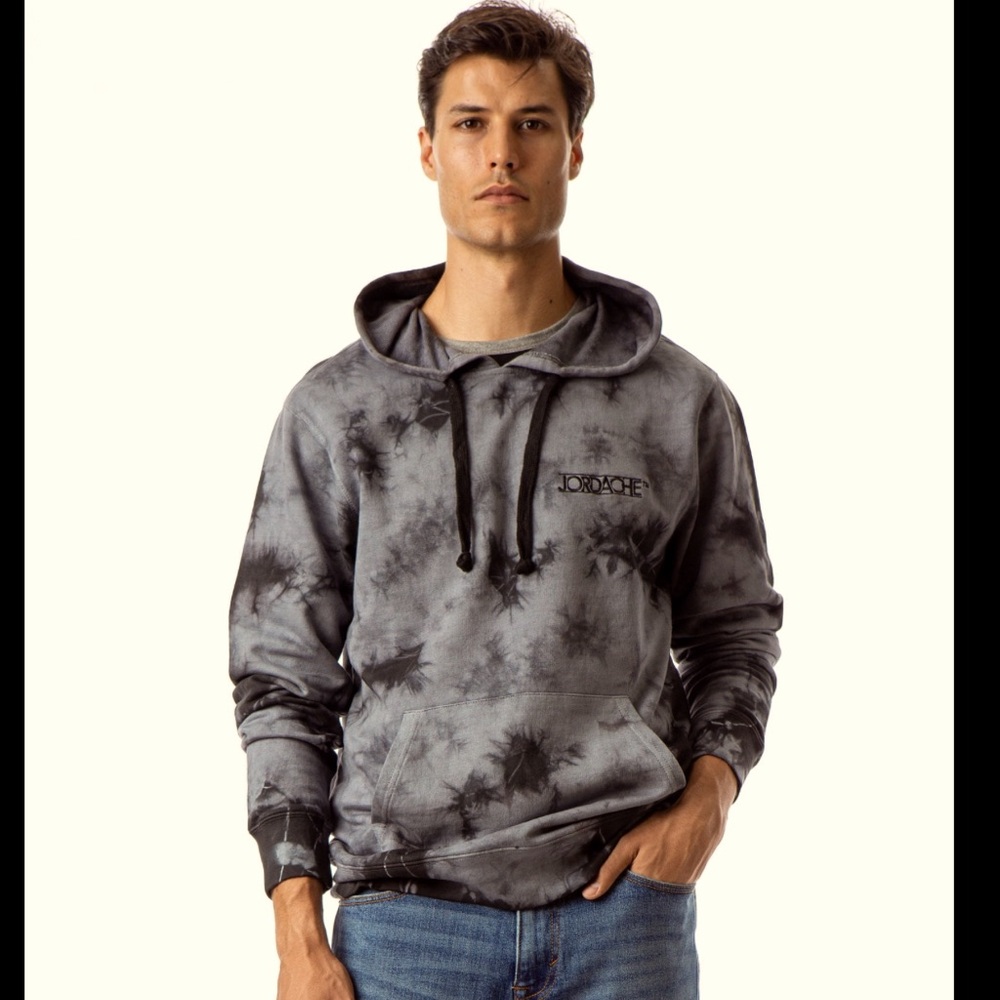 Jordache Vintage Mens Austin Tie Dye Hoodie‎